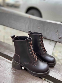 158488 Жіночі шкіряні черевики (женские ботинки натуральная кожа , замша )Topas™ оптом від виробн 158488