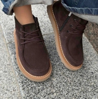 158443 Жіночі шкіряні черевики (женские ботинки натуральная кожа , замша )Topas™ оптом від виробн