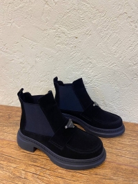 158364 Жіночі шкіряні черевики (женские ботинки натуральная кожа , замша )Topas™ оптом від виробн