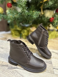 158442 Жіночі шкіряні черевики (женские ботинки натуральная кожа , замша )Topas™ оптом від виробн
