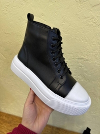 158363 Жіночі шкіряні черевики (женские ботинки натуральная кожа , замша )Topas™ оптом від виробн