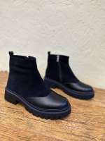 158474 Жіночі шкіряні черевики (женские ботинки натуральная кожа , замша )Topas™ оптом від виробн