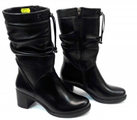 109527 Женские кожаные сапоги Topas™ оптом от производителя обуви