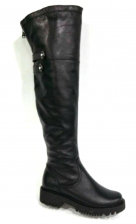 110524 Женские кожаные ботфорты Topas™ оптом от производителя обуви
