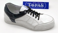 133875 Мужские кожаные туфли фабрика Topas