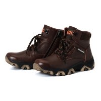 140206 Мужские кожаные ботинки,сапоги Topas™ оптом от производителя обуви