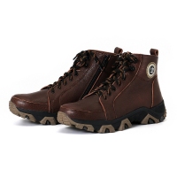 140211 Мужские кожаные ботинки,сапоги Topas™ оптом от производителя обуви