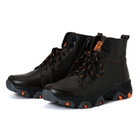 140213 Мужские кожаные ботинки,сапоги Topas™ оптом от производителя обуви