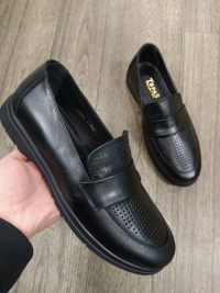 144579 Мужские кожаные туфли фабрика Topas оптом от производителя