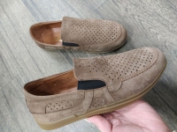 144587 Мужские кожаные туфли фабрика Topas оптом от производителя