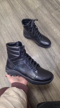 153727 Мужские кожаные ботинки,сапоги Topas™ оптом от производителя обуви