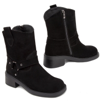 158686 Харківські жіночі черевики (ботинки) LIVI натуральна шкіра