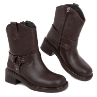 158687 Харківські жіночі черевики (ботинки) LIVI натуральна шкіра