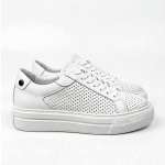 158808 Жіночі перфоровані кеди Natali Stile оптом (кеди, лофери)